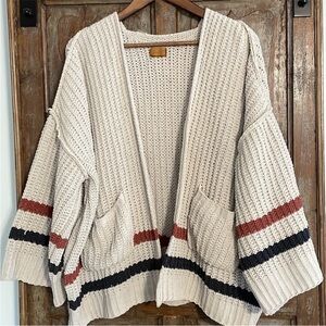 POL Oversized Open Front khaki Cardigan Worn 2X❤️FINAL CCO SALE❤️